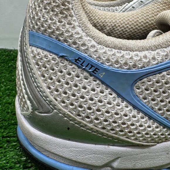 VTG Nike Zoom Elite 4 Running Shoes Women's 10 White Blue Y2K 00s 318069-141 - Picture 6 of 9
